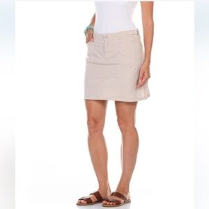 Fresh Produce Cruiser Skort Stretch Adjustable Cinch at Sides 3 Pockets  Size L